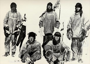Expédition du Capitaine Scott au Pôle Sud en 1912