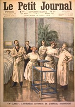Page of the "Petit Journal" : Mademoiselle Claire, the robot nurse of Bretonneau Hospital