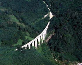 The viaduct of the Rodez railway