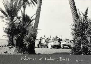 The Citroën "Black Cruise", October 1924 : cars in Colomb Béchar