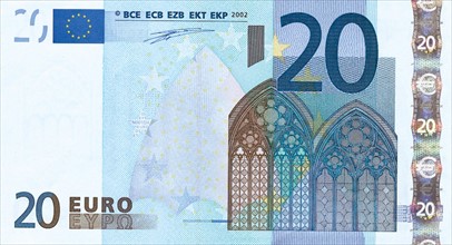 Note of 20 euros (obverse)