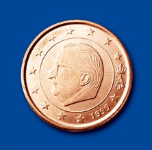 Coin of 5 cents (Belgium)
