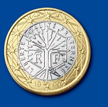 Coin of 1 euro (France)