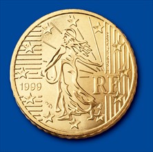 Coin of 50 cents (France)