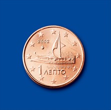 Coin of 1 cent (Greece)