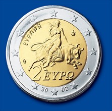 Coin of 2 euros (Greece)