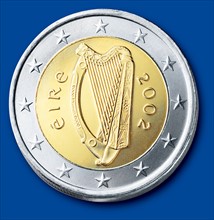 Coin of 2 euros (Ireland)