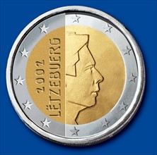 Coin of 2 euros (Luxembourg)