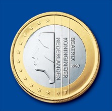 Coin of 1 euro (Netherlands)