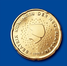 Coin of 20 cents (Netherlands)