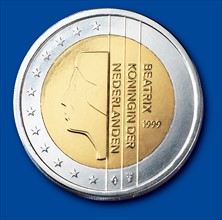 Coin of 2 euros (Netherlands)