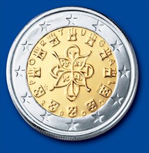 Coin of 2 euros (Portugal)