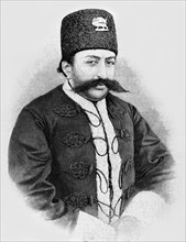 The new shah of Persia, Mozaffer-Eddin Mirza,
1896