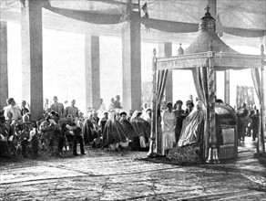 Crowning of the emperor of Ethiopia, Haile Selassie