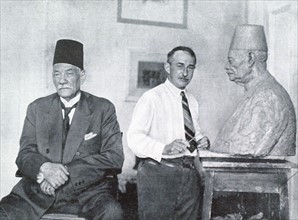 Le grand leader nationaliste égyptien Saad Zaghloul pacha, 1926