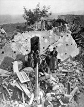 Italie. Tremblement de terre en Calabre (1907)