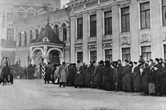 In Moscow, Grand Duke Sergei's funeral, assassinated.