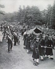 Funérailles du comte Kodama, chef de l'état-major japonais, à Tokyo