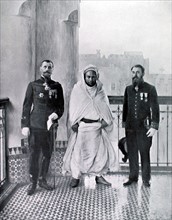 In Fez, first reception of the new Sultan Moulai Youssef (1912)