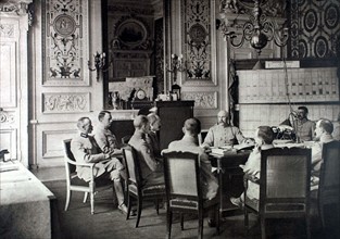 World War I. Daily report at General Pétain's cabinet (Summer 1917)