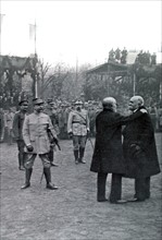 Remise du bâton de commandement au maréchal Pétain (14 décembre 1918)