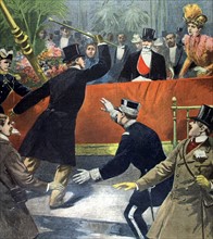 Attack against President Loubet in "Le Petit Journal", dated June 18, 1899