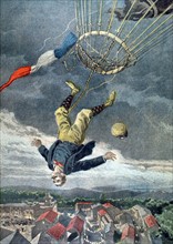 Terrible death of an aeronaut in Beuzeville,
in "Le Petit Journal" du 30 juillet 1899.