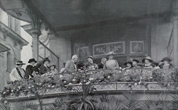 Visite de Khaï Dinh, empereur d'Annam, à Paris, 1922