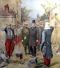 French President Félix Faure at army manoeuvres, in "Le Petit Journal" of September 22, 1895
