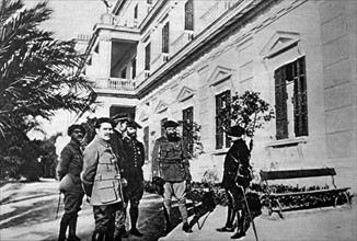 World War I. The island of Corfu occupied by the French army