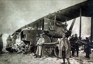 Première Guerre Mondiale. Un Gotha géant abattu près de Soissons (1918)