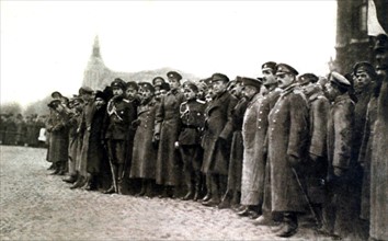 Russian Revolution. Kerensky's last day in Petrograd (1918)