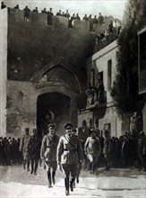 Première Guerre Mondiale. L'entrée du général Allenby à Jérusalem