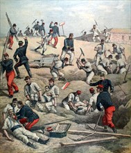 Eboulement au fort d'Aubervilliers du 11 juin 1892