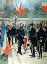Arrivée du commandant Marchand à Toulon du 11-6-1899