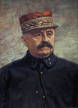 World War I.  General Franchet d'Esperey, French army commander