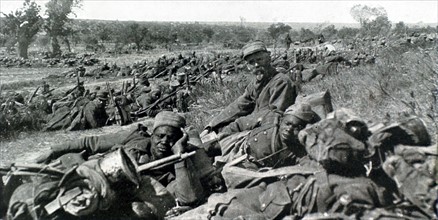 World War I. Battle of June 4, 1915 in the Dardanelles