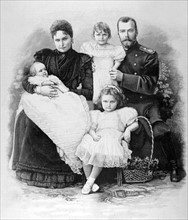 La famille impériale de Russie (1901)