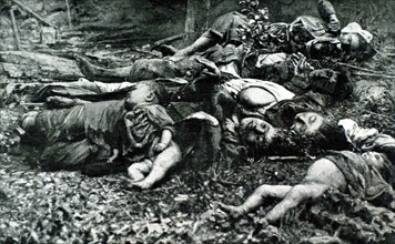 World War I. Austro-Hungarians in Serbia