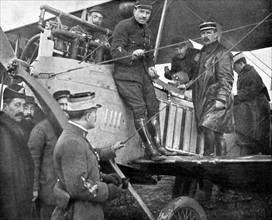 Première Guerre Mondiale. Combat aérien entre Chaulnes et Amiens