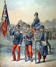 Study for a new French Army uniform (1897)