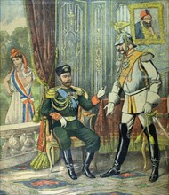 A Wiesbaden, entrevue de Nicolas II et de Guillaume II du 15-11-1903