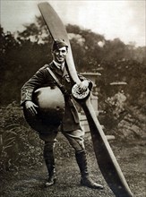 World War I. Ball, the English aviator who shot down 29 German planes