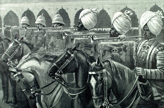 Durbar of Delhi. The proclamation of the coronation of Edward VII of England (January 1, 1903)
