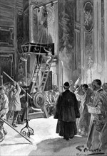 Rome. Funérailles du pape Léon XIII (25 juillet 1903)