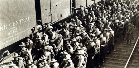 Première Guerre Mondiale. Entrée en guerre des Etats-Unis (1917)
