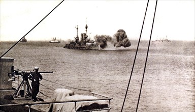 Première Guerre Mondiale. Débarquement des alliés aux Dardanelles