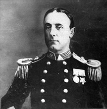 Première Guerre Mondiale. L'amiral sir John Jellicoe, commandant en chef de la flotte anglaise