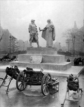 Projet d'un monument de F. Sicard,  "Au poilu, la France reconnaissante" (1918)