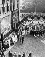 Célébration du 25e anniversaire de l'avènement au trône du roi Victor-Emmanuel III, 1925